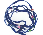 Evil Eye 11465 bracelet Blue with mixed eyes