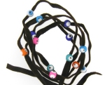 Evil Eye 11465 bracelet Brown with mixed eyes