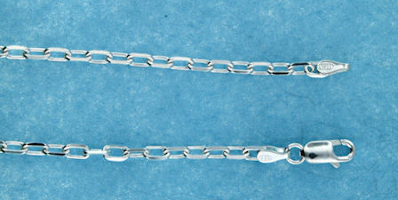sterling silver 2.5mm marina chain 2MCH021