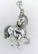 sterling silver horse pendant 42184