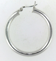 sterling silver hoop earring 43ah040