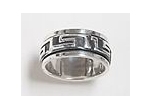 sterling silver Worry rings 45AT376