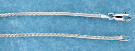 sterling silver 2mm snake chain