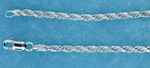 sterling silver rope chain