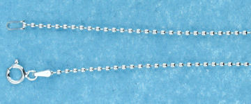 sterling silver 1.8mm ball chain