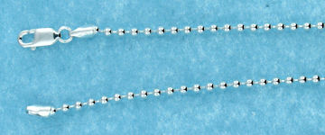 sterling silver ball chain 6AH089