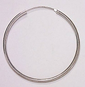 sterling silver hoop earring 82AH011