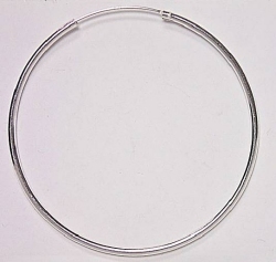 sterling silver hoop earring 82AH012
