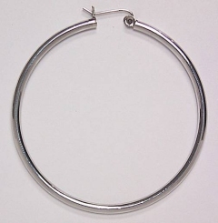 sterling silver hoop earring 83AH027