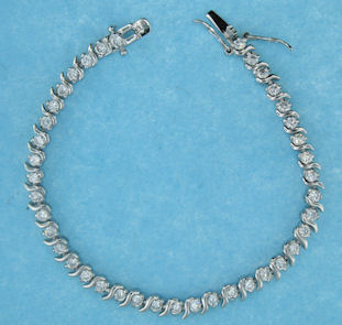 sterling silver bracelet 94AB030