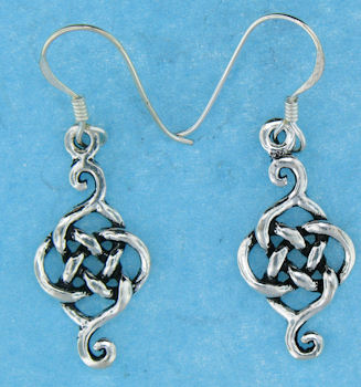 model a2524 celtic wire earrings larger view