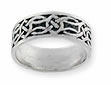 sterling silver celtic design ring A329