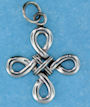Sterling silver Celtic pendant style A4122