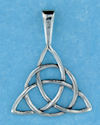 Sterling silver Celtic pendant style A413