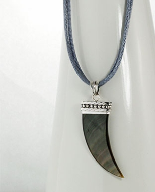 sterling silver MOP necklace A705-10