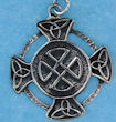Sterling silver Celtic pendant style A767-36
