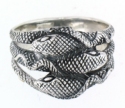 sterling silver snake ring style A767