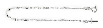 sterling silver anklet AAB202