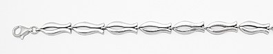 sterling silver cross bracelet