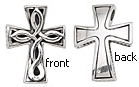 sterling silver cross pendant ABC1005