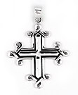 sterling silver cross pendant ABC1021