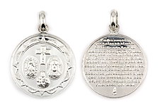 sterling silver religious pendant ABC1029