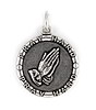 sterling silver religious pendant ABC1043