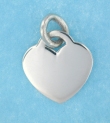 sterling silver heart pendant ABC516