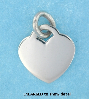 model ABC516 heart pendant enlarged view