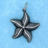 sterling silver starfish pendant abc517