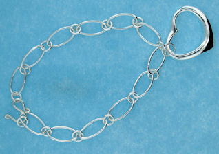 sterling silver charm bracelet ABCA0002
