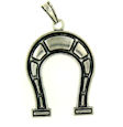sterling silver horse pendant ABCP1057