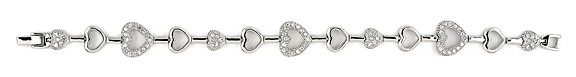 Sterling silver CZ bracelet ABZ176