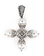 sterling silver cross pendant ABZ579