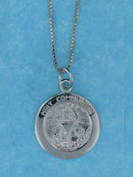 sterling silver religious communion necklace