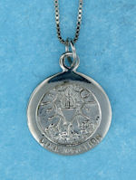 sterling silver religious confirmation necklace