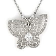 sterling silver Cubic Zirconia necklace ACZ570