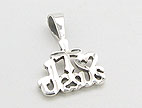 sterling silver Jesus pendant ADC35