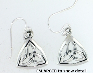 model AECT-005 celtic wire earrings larger view