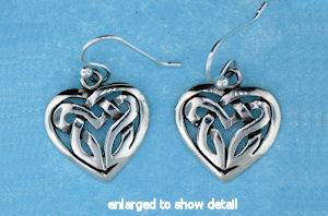 model AECT-010 celtic wire earrings larger view
