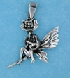 sterling silver fairy pendant AFS0002