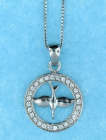 sterling silver religious confirmation necklace