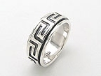 sterling silver spinner ring style AR0030