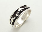 sterling silver spinner ring style AR0045