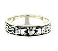sterling silver claddagh ring style AR767-85