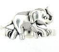 sterling silver elephant ring ARP0014