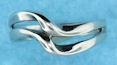 sterling silver waves style ARP7063770