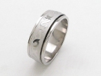 sterling silver Prayer ring ASMR1