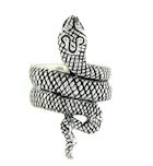 sterling silver snake ring style ASNR0513