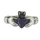 sterling silver claddagh rings CLR1003 February